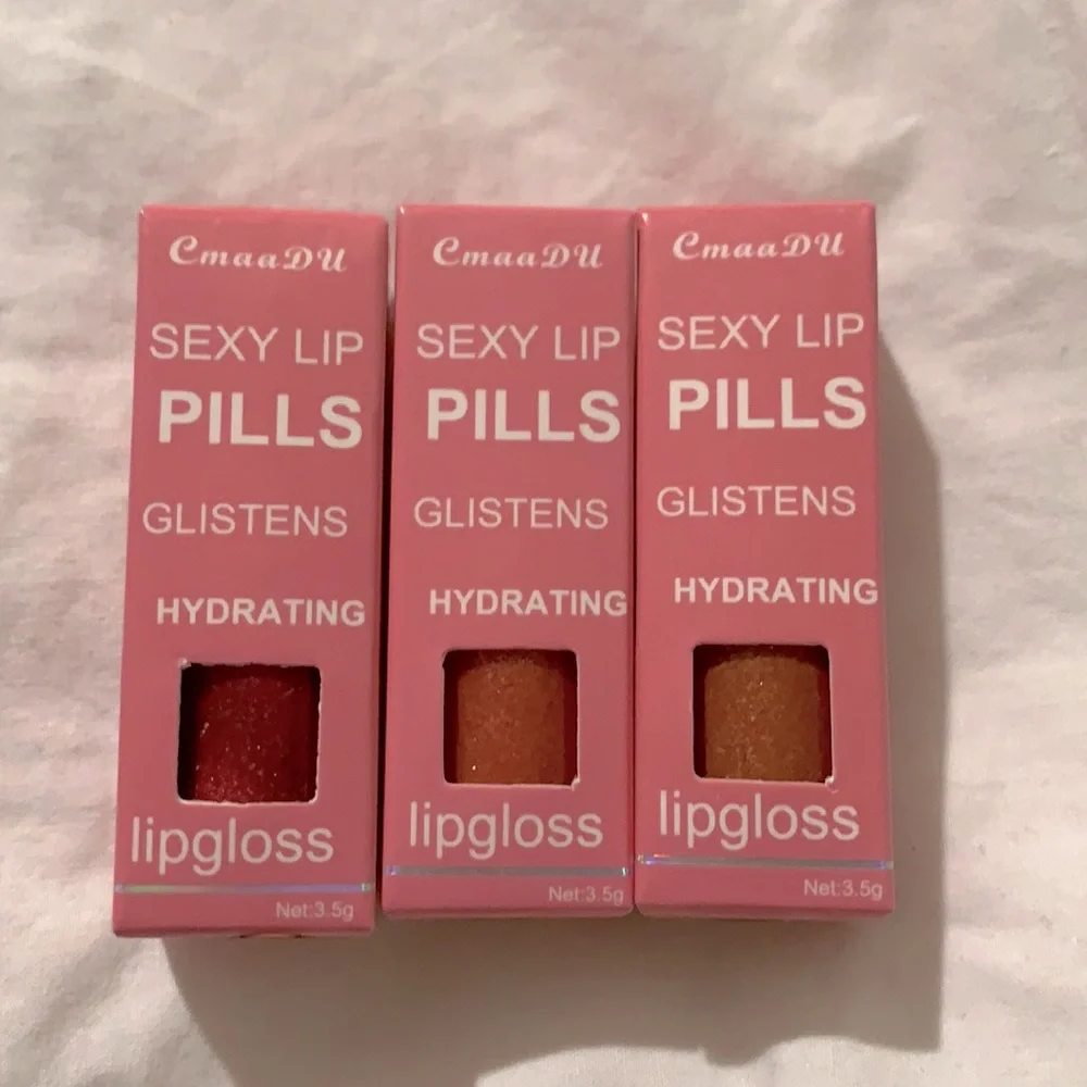 Pill Shaped Mini Lipglosses (set of 3)